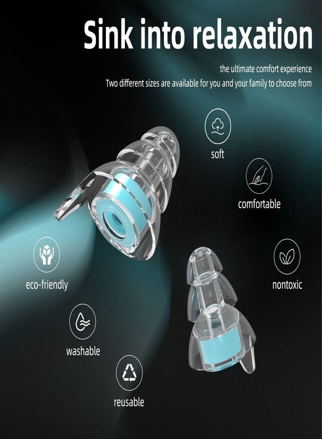 LYSIAN High-Fidelity Concert Ear Plugs – Reusable Musicians Earplugs for Noise Reduction. Perfect for Raves, Festivals, Drummer, DJs, Motorcycle. SNR 18dB 2 Pairs (L+S)–Clear Sound, Comfortable Fit. - Image 4